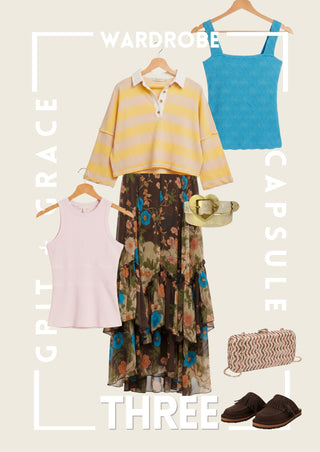 Grit + Grace Wardrobe Three | Cheerful Eclectic Feminine | May 2026