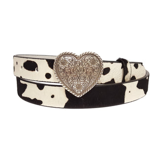 Alicia Silver Heart Belt