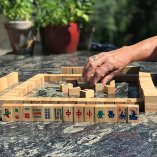 Handmade Mahjong Game Set