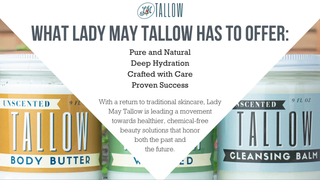 Lady May Unscented Whipped Tallow