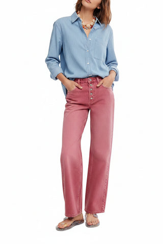 Free People Nia Boyfriend Jeans in Baroque