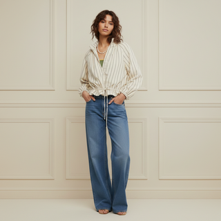 Free People Devon Balloon Barrel Jacket