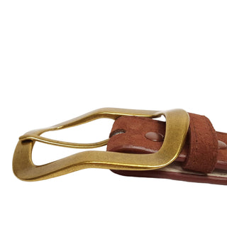 Genuine Suede Leather Belt