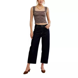 Free People Love Letter Cami in Dark Mushroom