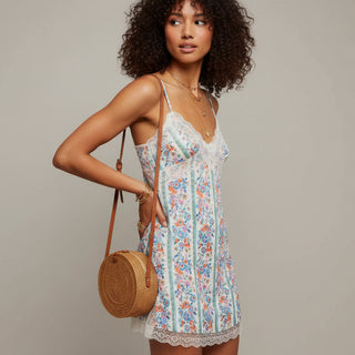 Free People Wish You Were Here Mini Slip