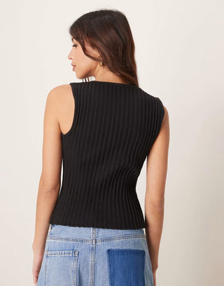 Free People Tilly Vest in Black