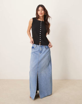 Free People Tilly Vest in Black