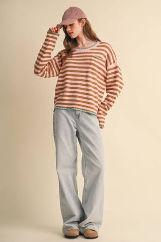 Butterscotch Stripe Sweater