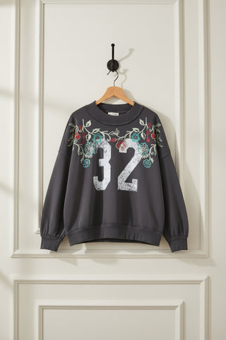 Free People Palm Springs Turtle Sweatshirt