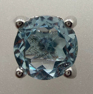 1.6ct Natural Blue Topaz Studs