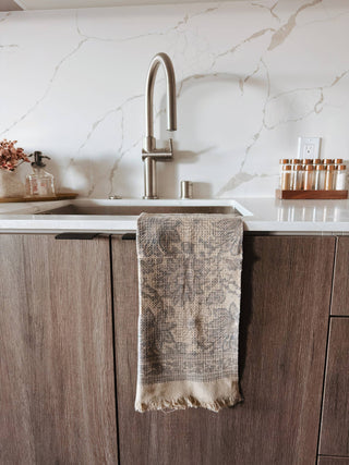 Artemis Block Printed Khadi Hand Towels