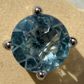 1.6ct Natural Blue Topaz Studs
