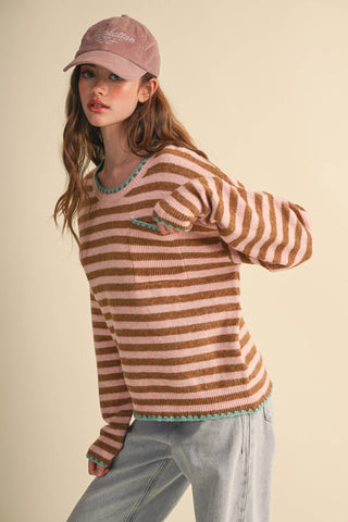 Butterscotch Stripe Sweater