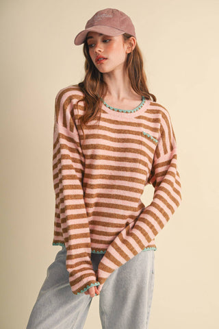Butterscotch Stripe Sweater