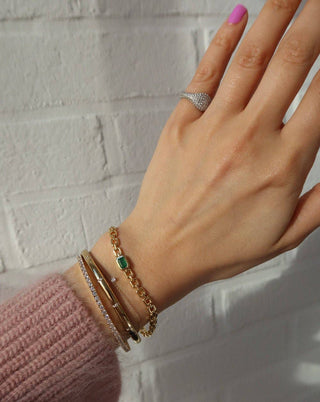 LEANDRA CZ TENNIS BANGLE