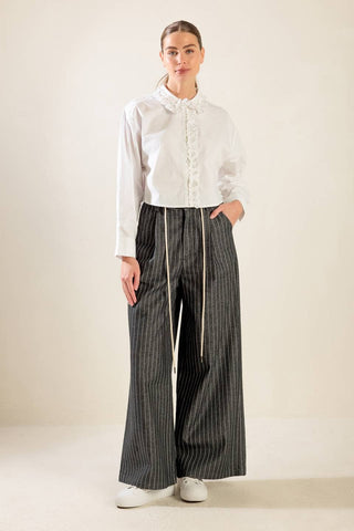 Paris White Button Down