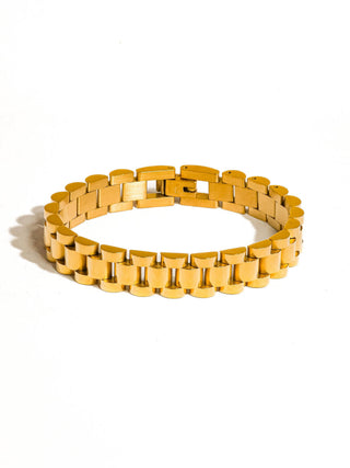18k Gold Plate Watchband Bracelet