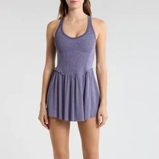 Free People Movement Smockin Hot Dress in Graphite