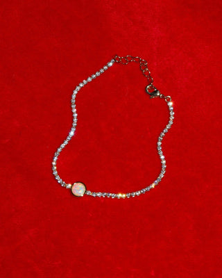 HOLLIS BEZEL OPAL TENNIS BRACELET