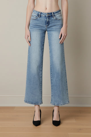 Vervet Low Rise Wide Leg Jeans