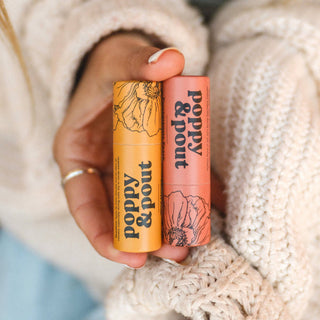 Poppy & Pout Pomegranate Lip Balm