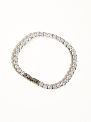18k René Non-Tarnish Rhinestone Dressy Bracelet