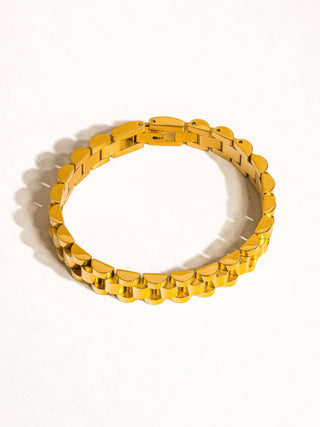18k Gold Plate Watchband Bracelet