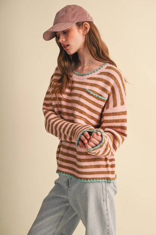 Butterscotch Stripe Sweater