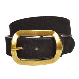 Genuine Suede Leather Belt