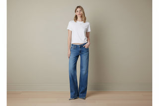 Lovervet by VERVET Low Rise Wide Leg Jeans