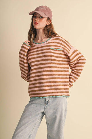 Butterscotch Stripe Sweater