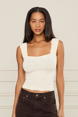 Free People Love Letter Cami in Ivory