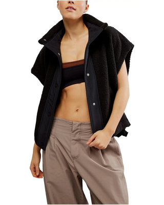 Free People Movement Scout it Out Vest in Black