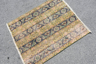 Golden Era Vintage Turkish Rug, 2.7x3.1 Ft