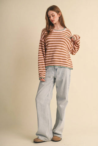 Butterscotch Stripe Sweater