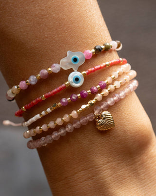 Self Love Healing Gemstone Stacking Bracelet