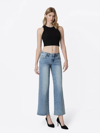 Vervet Low Rise Wide Leg Jeans