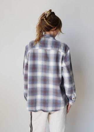 Upcycled One of a Kind Acid Washed Flannel
