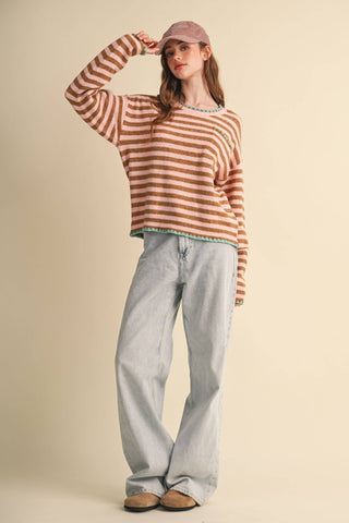 Butterscotch Stripe Sweater