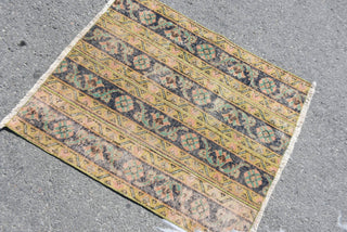 Golden Era Vintage Turkish Rug, 2.7x3.1 Ft