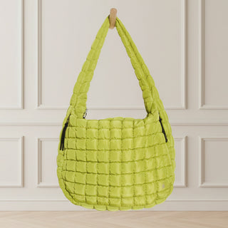 Free People Movement Quilted Carryall in Honeydew