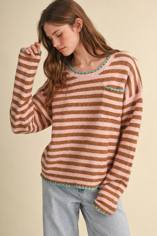 Butterscotch Stripe Sweater