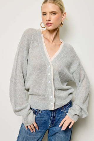 Effortless Chiffon Cardigan