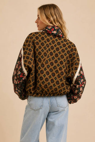 Quilted Bomber Jacket