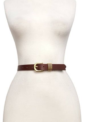 Skinny Genuine Leather Belt