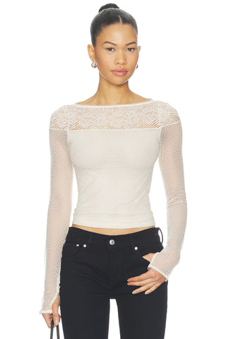 Night Mode Layering Top in Cream