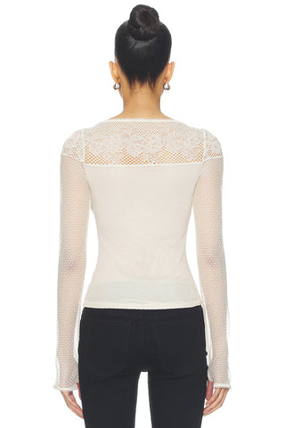Night Mode Layering Top in Cream