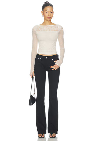 Night Mode Layering Top in Cream