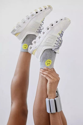 Free People Movement Smiling Buti Socks in Gray