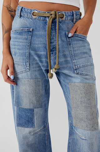 Free People Moxie Low Slung Pull On Pant